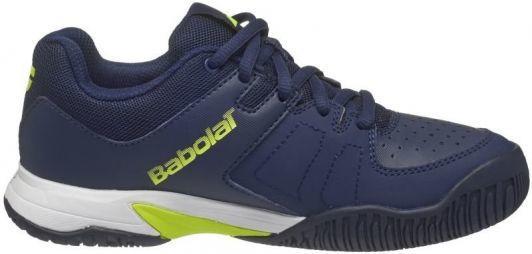Детские теннисные кроссовки Babolat Pulsion All Court Junior  blue/yellow Детские теннисные кроссовки Babolat Pulsion All Court Junior  blue/yellow