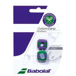 Виброгаситель Babolat Custom Damp2 Wimbledon X2 purple/green
