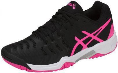 Детские теннисные кроссовки Asics Gel-Resolution 7 GS black/hot pink/silver Детские теннисные кроссовки Asics Gel-Resolution 7 GS black/hot pink/silver