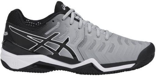 Теннисные кроссовки мужские Asics Gel-Resolution 7 ГРУНТ mid grey/black/white Теннисные кроссовки мужские Asics Gel-Resolution 7 ГРУНТ mid grey/black/white
