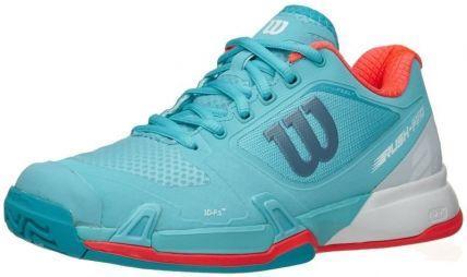 Тенісні кросівки жіночі Wilson Rush Pro 2.5 blue curacao/white/fiery coral Тенісні кросівки жіночі Wilson Rush Pro 2.5 blue curacao/white/fiery coral