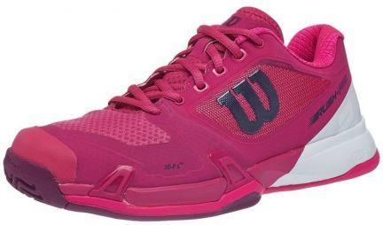 Тенісні кросівки жіночі Wilson Rush Pro 2.5 very berry/white/pink glo Тенісні кросівки жіночі Wilson Rush Pro 2.5 very berry/white/pink glo