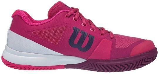 Тенісні кросівки жіночі Wilson Rush Pro 2.5 very berry/white/pink glo Тенісні кросівки жіночі Wilson Rush Pro 2.5 very berry/white/pink glo
