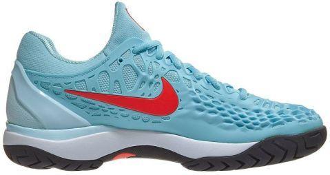 Тенісні кросівки жіночі Nike WMNS Air Zoom Cage 3 HC still blue/bright crimson Тенісні кросівки жіночі Nike WMNS Air Zoom Cage 3 HC still blue/bright crimson