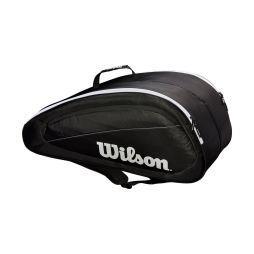 Теннисная сумка Wilson Fed Team 12 Pk Bag black/white