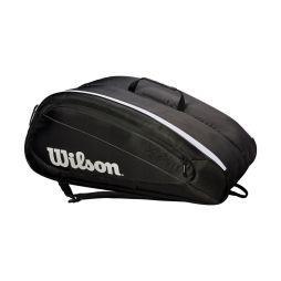 Теннисная сумка Wilson Fed Team 12 Pk Bag black/white