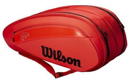 Теннисная сумка Wilson Federer DNA 12 Pk Bag infrared