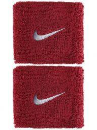 Напульсник Nike Swoosh Wristbands red crush/wolf grey