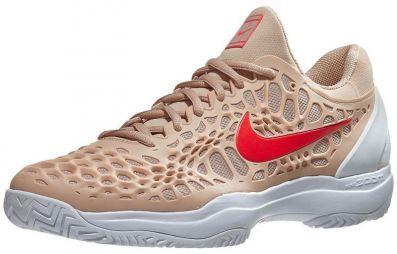 Тенісні кросівки чоловічі Nike Air Zoom Cage 3 HC bio beige/bright crimson Тенісні кросівки чоловічі Nike Air Zoom Cage 3 HC bio beige/bright crimson