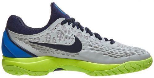 Дитячі тенісні кросівки Nike Air Zoom Cage 3 HC JR vast grey/blackened blue Дитячі тенісні кросівки Nike Air Zoom Cage 3 HC JR vast grey/blackened blue