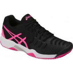 Детские теннисные кроссовки Asics Gel-Resolution 7 GS Грунт Black/Pink Детские теннисные кроссовки Asics Gel-Resolution 7 GS Грунт Black/Pink