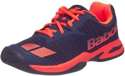 Детские теннисные кроссовки Babolat Jet All Court Junior blue/red Детские теннисные кроссовки Babolat Jet All Court Junior blue/red