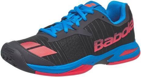 Детские теннисные кроссовки Babolat Jet All Court Junior grey/red/blue Детские теннисные кроссовки Babolat Jet All Court Junior grey/red/blue