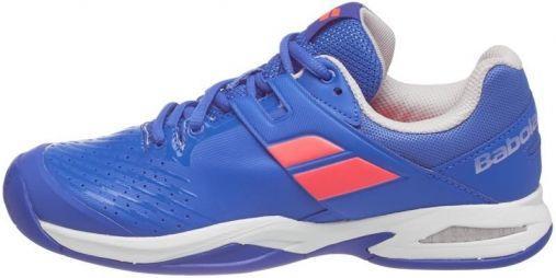 Детские теннисные кроссовки Babolat Propulse All Court Junior blue/fluo pink Детские теннисные кроссовки Babolat Propulse All Court Junior blue/fluo pink
