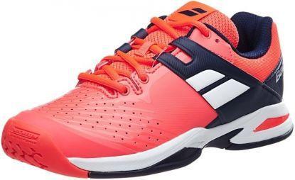 Детские теннисные кроссовки Babolat Propulse All Court Junior fluo red Детские теннисные кроссовки Babolat Propulse All Court Junior fluo red