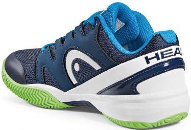 Дитячі тенісні кросівки Head Nzzzo Junior navy/neon green Дитячі тенісні кросівки Head Nzzzo Junior navy/neon green
