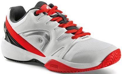 Дитячі тенісні кросівки Head Nzzzo Junior white/red Дитячі тенісні кросівки Head Nzzzo Junior white/red