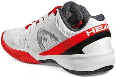 Дитячі тенісні кросівки Head Nzzzo Junior white/red Дитячі тенісні кросівки Head Nzzzo Junior white/red