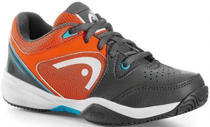 Дитячі тенісні кросівки Head Revolt Junior grey/orange Дитячі тенісні кросівки Head Revolt Junior grey/orange