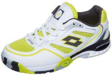 Дитячі тенісні кросівки Lotto Raptor Evo II white/green aca