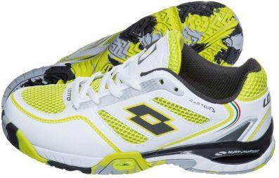 Дитячі тенісні кросівки Lotto Raptor Evo II white/green aca