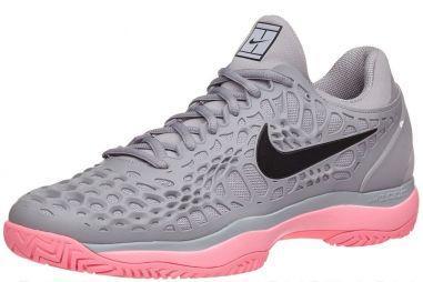 Дитячі тенісні кросівки Nike Air Zoom Cage 3 HC Jr atmosphere grey/black Дитячі тенісні кросівки Nike Air Zoom Cage 3 HC Jr atmosphere grey/black