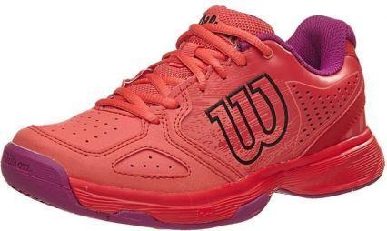 Дитячі тенісні кросівки Wilson Kaos Comp JR radiant red/coral punch/azalee pink