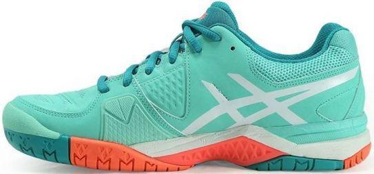 Теннисные кроссовки женские Asics Gel-Challenger 10 cockatoo/white/flash coral Теннисные кроссовки женские Asics Gel-Challenger 10 cockatoo/white/flash coral