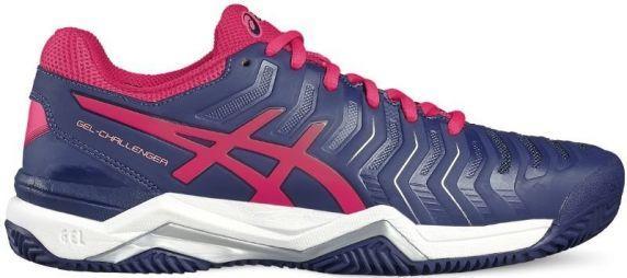 Теннисные кроссовки женские Asics Gel-Challenger 11 ГРУНТ indigo blue/diva pink/silver Теннисные кроссовки женские Asics Gel-Challenger 11 ГРУНТ indigo blue/diva pink/silver