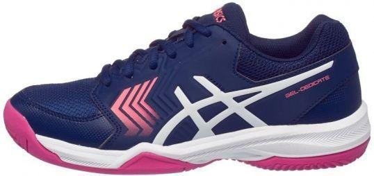 Теннисные кроссовки женские Asics Gel-Dedicate 5 ГРУНТ indigo blue/white/diva pink Теннисные кроссовки женские Asics Gel-Dedicate 5 ГРУНТ indigo blue/white/diva pink
