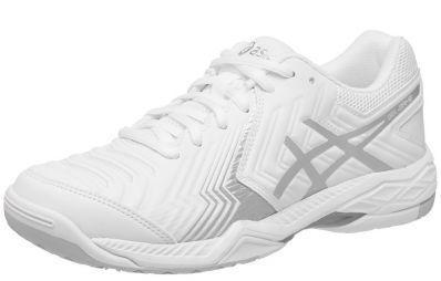 Теннисные кроссовки женские Asics Gel-Game 6 white/silver Теннисные кроссовки женские Asics Gel-Game 6 white/silver