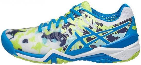 Теннисные кроссовки женские Asics Gel-Resolution 7 L.E. Melbourne white/diva blue/pistachio Теннисные кроссовки женские Asics Gel-Resolution 7 L.E. Melbourne white/diva blue/pistachio
