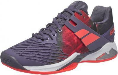 Теннисные кроссовки женские Babolat Propulse Fury ГРУНТ Woman purple pink Теннисные кроссовки женские Babolat Propulse Fury ГРУНТ Woman purple pink