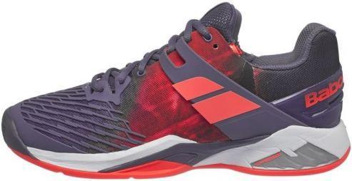 Теннисные кроссовки женские Babolat Propulse Fury ГРУНТ Woman purple pink Теннисные кроссовки женские Babolat Propulse Fury ГРУНТ Woman purple pink
