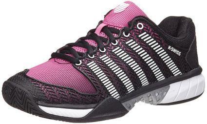 Тенісні кросівки жіночі K-Swiss Hypercourt Express ГРУНТ black/shocking pink Тенісні кросівки жіночі K-Swiss Hypercourt Express ГРУНТ black/shocking pink