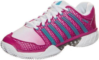 Тенісні кросівки жіночі K-Swiss Hypercourt Express ГРУНТ white/very berry/bachelor/button Тенісні кросівки жіночі K-Swiss Hypercourt Express ГРУНТ white/very berry/bachelor/button
