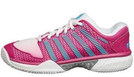 Тенісні кросівки жіночі K-Swiss Hypercourt Express ГРУНТ white/very berry/bachelor/button Тенісні кросівки жіночі K-Swiss Hypercourt Express ГРУНТ white/very berry/bachelor/button