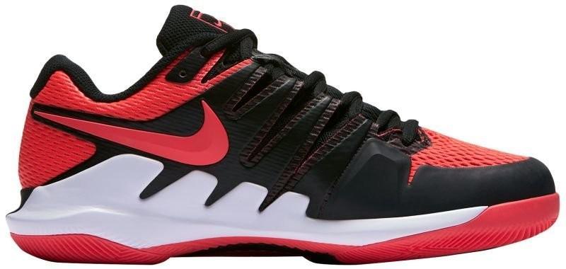 Теннисные кроссовки женские Nike WMNS Zoom Vapor 10 HC black/solar red/white