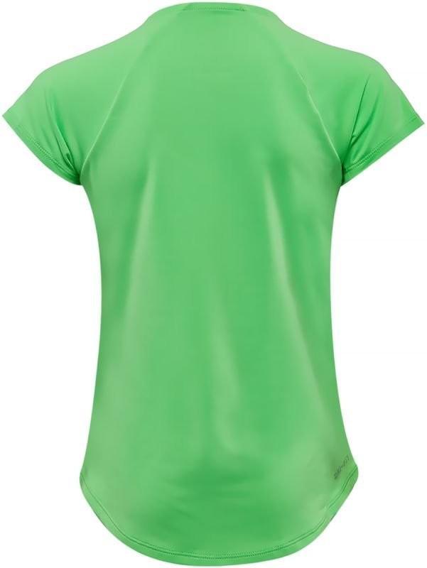 Теннисная футболка детская Nike Pure Top Girl's electro green/white