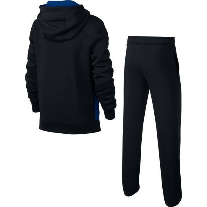 Спортивний костюм дитячий Nike Boy's NSW Cotton Warm-Up Suit Black/Blue