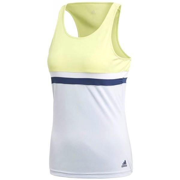Теннисная майка женская Adidas Club Tank semi frozen yellow