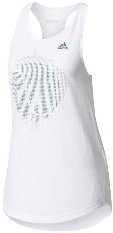 Теннисная майка женская Adidas London Graphic W white