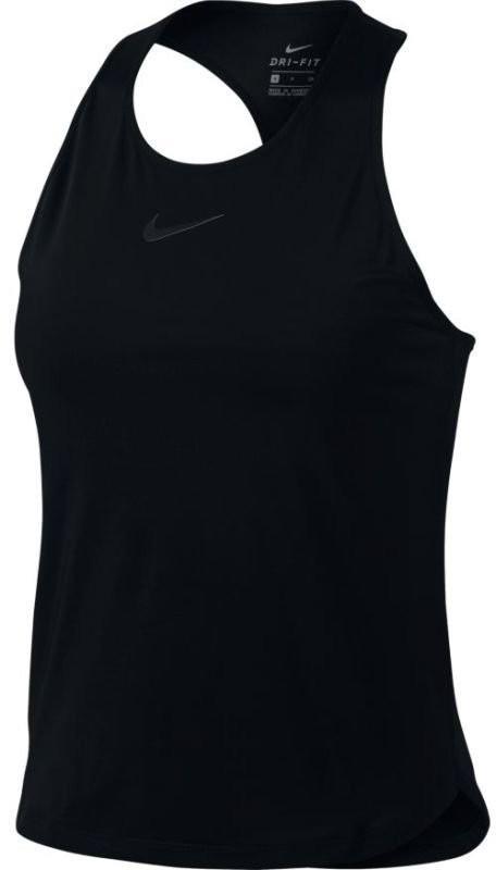 Тенісна майка жіноча Nike Court Dry Slam Tank black