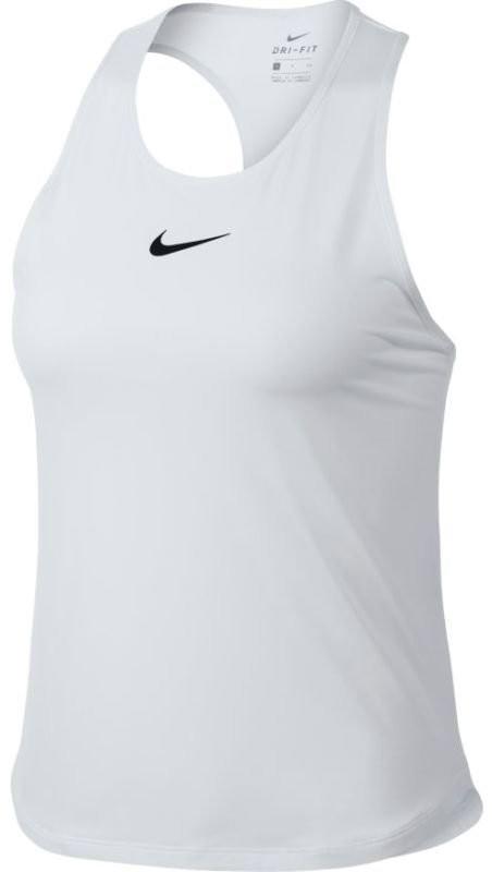 Теннисная майка женская Nike Court Dry Slam Tank white/black