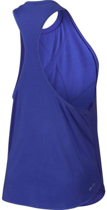 Теннисная майка женская Nike Court Tank Baseline paramount blue/paramount blue/white