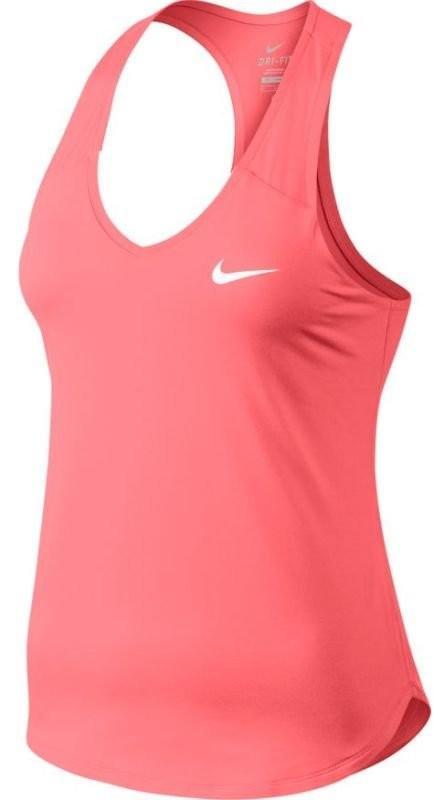 Теннисная майка женская Nike Pure Tank lava glow