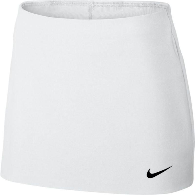 Теннисная юбка женская Nike Court Power Spin Tennis Skirt white/black