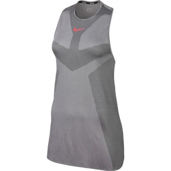 Теннисное платье женское Nike Fall Slam US Dress Matte Silver /Hot punch