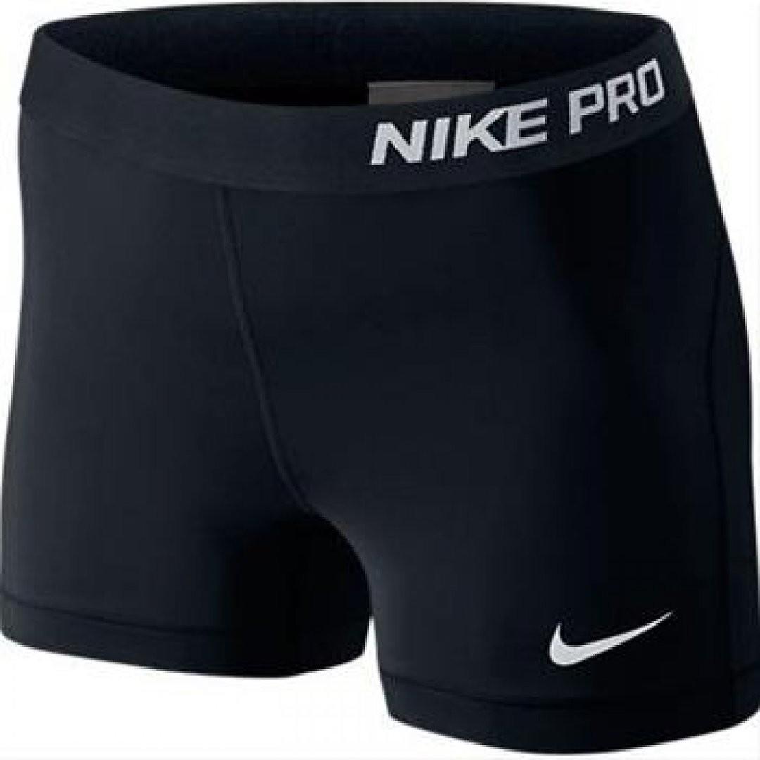 Теннисные шорты женские Nike Pro 3 Short black/white