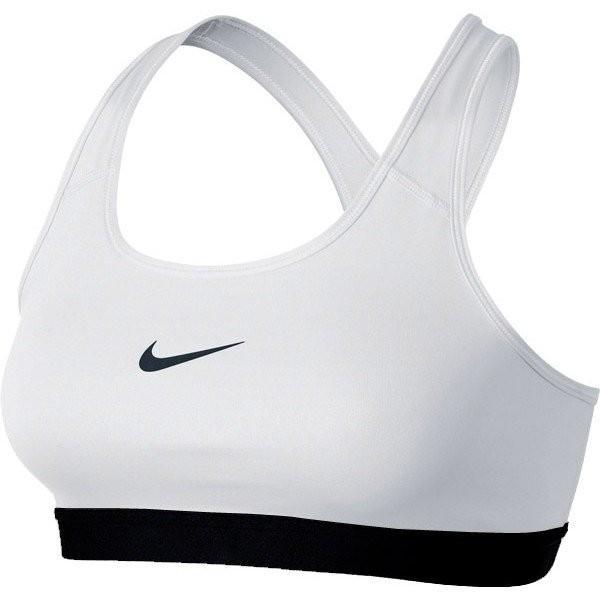 Топ женский Nike Pro Classic Sports Bra white/black